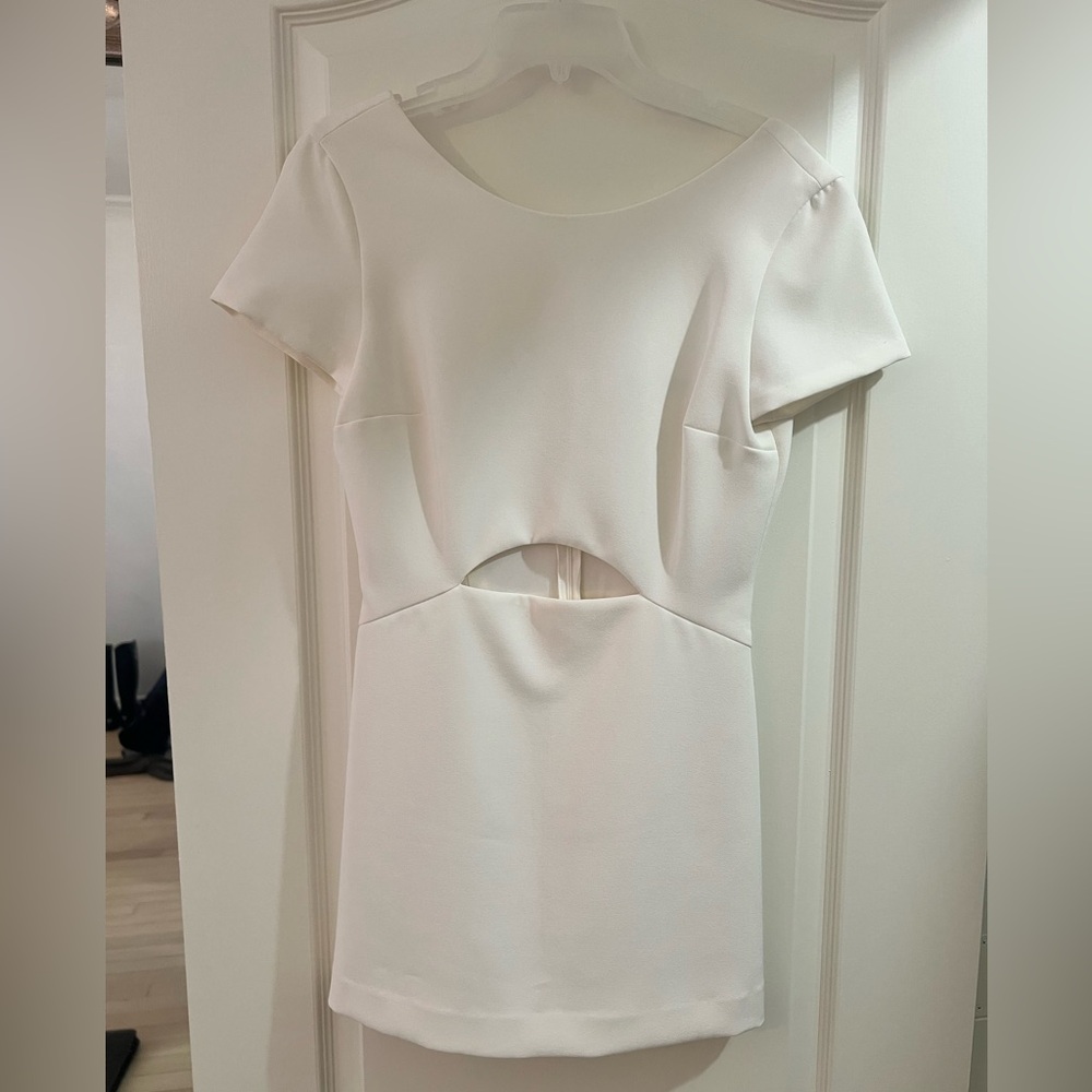 White Cutout Romper